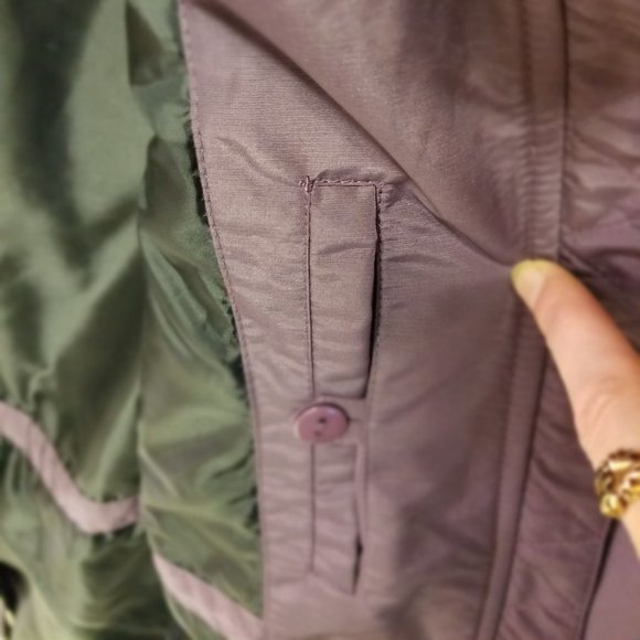 NWT Neyelle Water Resist/Insul Flannel Trim Jacket - Picture 12 of 13